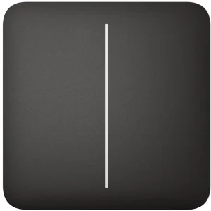 Вимикач Ajax LightSwitch 2-клавішний Black