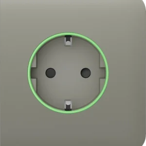 Бічна панель для вбудованої розетки Ajax SideCover (smart) Olive