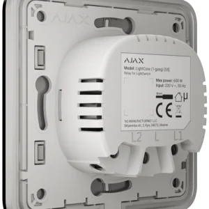 Вимикач Ajax LightSwitch 2-клавішний Black