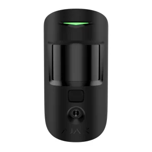 Бездротовий ІЧ датчик руху з функціями фотоверифікації тривог Ajax MotionCam S (PhOD) Black