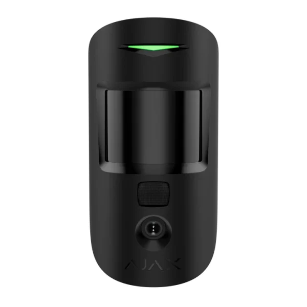 Бездротовий ІЧ датчик руху з функціями фотоверифікації тривог Ajax MotionCam S (PhOD) Black