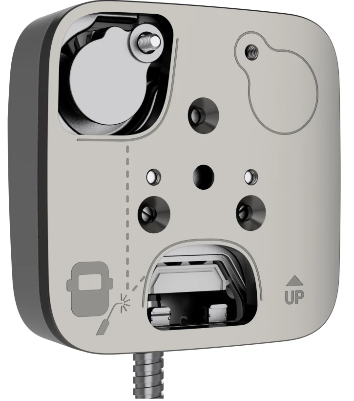 Дротовий датчик вібрації з додатковим сенсором удару Ajax SeismoProtect G3 Fibra White (117737.269.WH1)