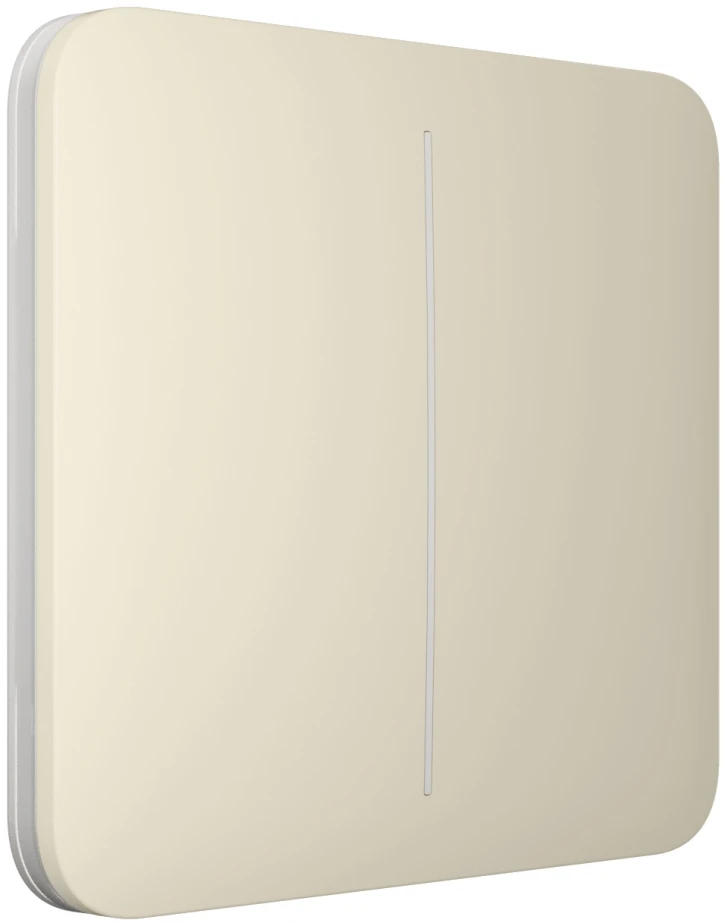 Вимикач Ajax LightSwitch 2-клавішний Ivory