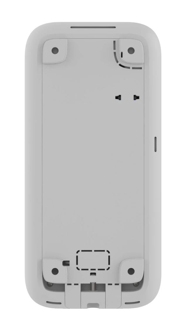 Бездротова клавіатура з сенсорним екраном Ajax KeyPad TouchScreen White