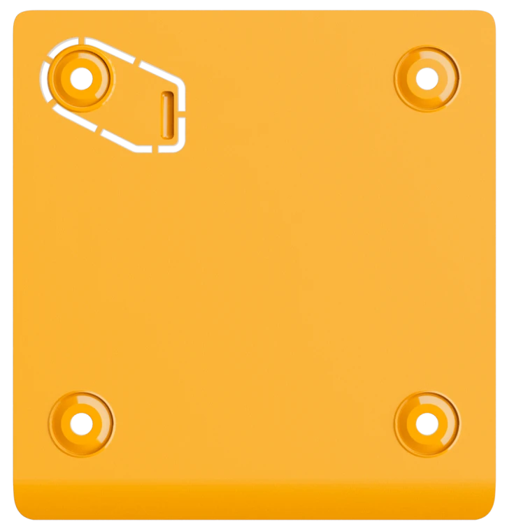 Бездротова програмована кнопка з механізмом скидання Ajax ManualCallPoint Jeweller Yellow