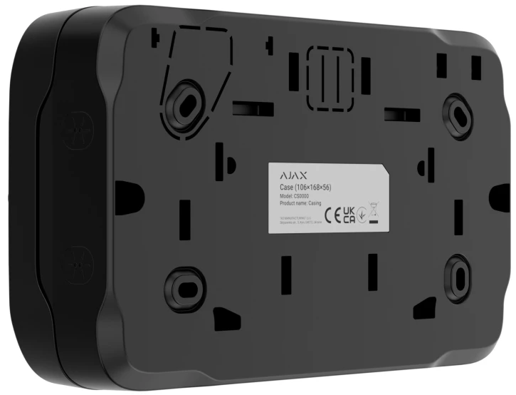 Корпус для захищеного дротового під'єднання пристроїв Ajax Case A (106) Black