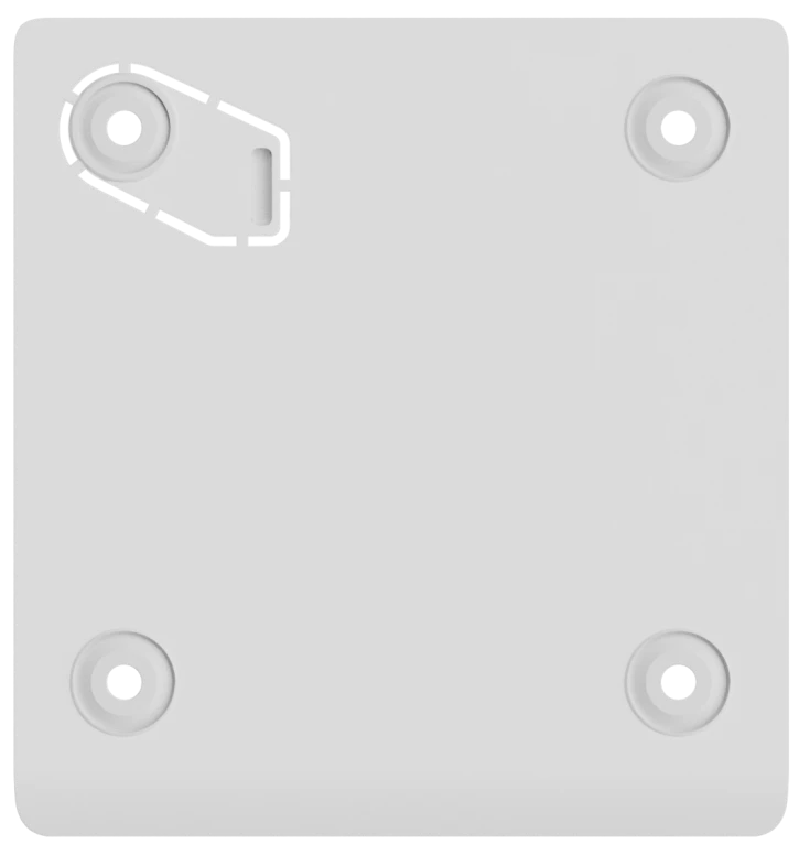 Бездротова програмована кнопка з механізмом скидання Ajax ManualCallPoint Jeweller White