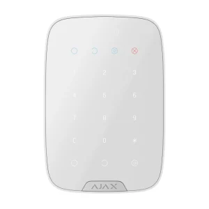 Бездротова сенсорна клавіатура Ajax KeyPad S Plus White