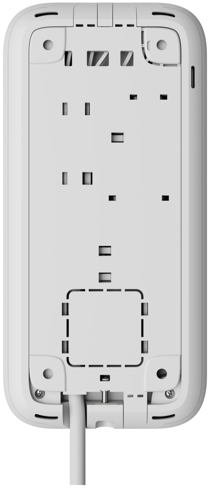 Дротова клавіатура з сенсорним екраном Ajax KeyPad TouchScreen Fibra White