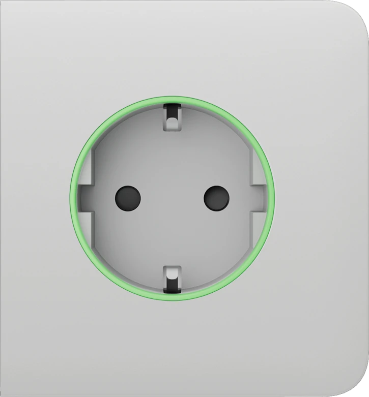 Бічна панель для вбудованої розетки Ajax SideCover (smart) White