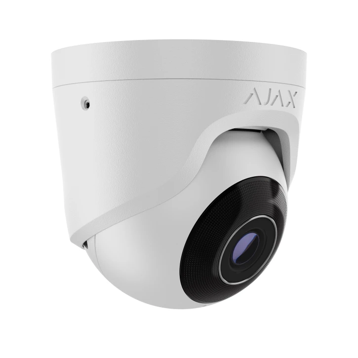 Дротова охоронна IP-камера Ajax TurretCam (5 Mp/4 mm) White