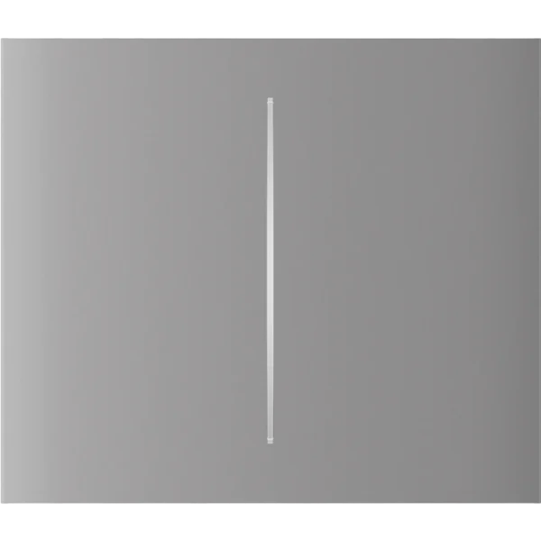 Центральна кнопка для двоклавішного вимикача Ajax CenterButton (2-gang) vertical Fog