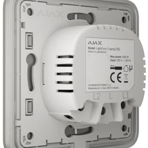 Вимикач Ajax LightSwitch 1-клавішний Olive