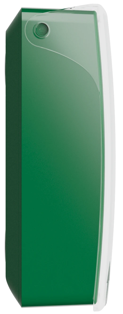 Бездротова програмована кнопка з механізмом скидання Ajax ManualCallPoint Jeweller Green