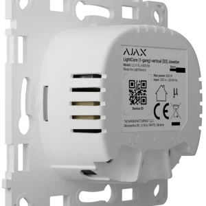 Реле для одноклавішного вимикача Ajax LightCore (1-gang) vertical