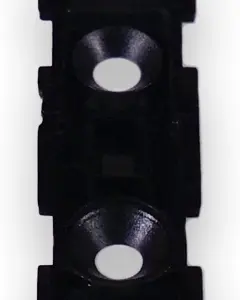 Кріпильна панель Ajax SmartBracket для великого магниту DoorProtect Black