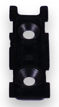 Кріпильна панель Ajax SmartBracket для великого магниту DoorProtect Black