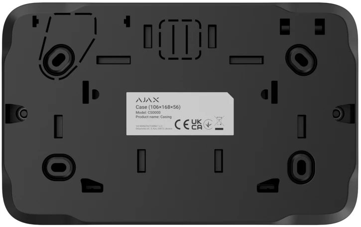 Корпус для захищеного дротового під'єднання пристроїв Ajax Case A (106) Black