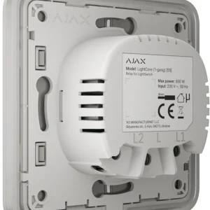 Вимикач Ajax LightSwitch 2-клавішний White