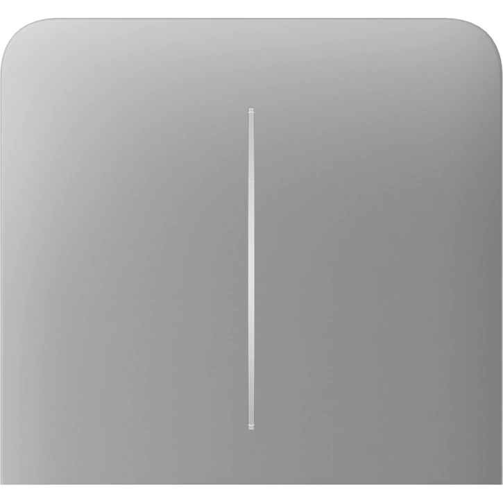 Бічна кнопка для двоклавішного вимикача Ajax SideButton (2-gang) vertical Fog