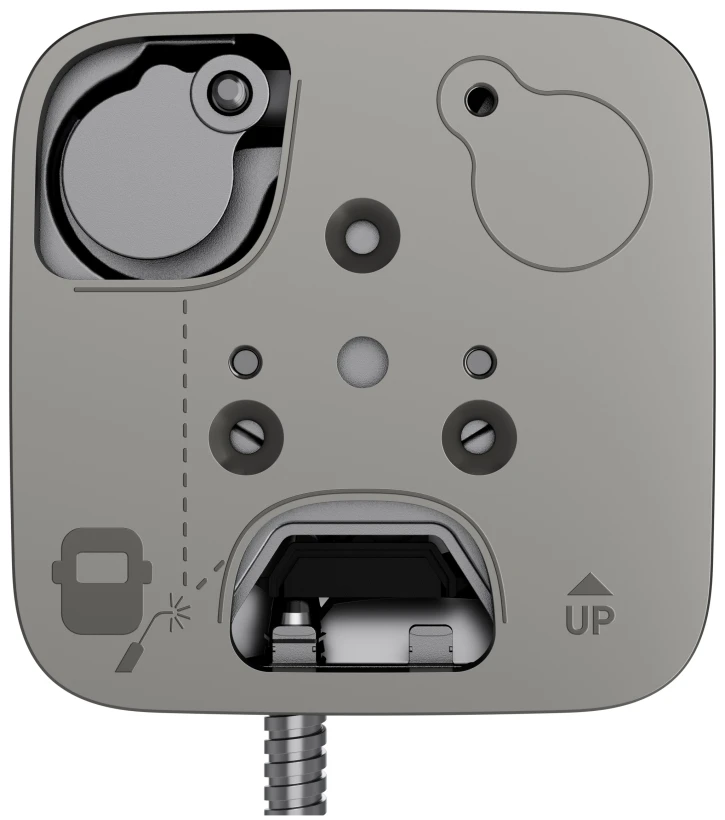 Дротовий датчик вібрації з додатковим сенсором удару Ajax SeismoProtect G3 Fibra Black (98422.269.BL1)