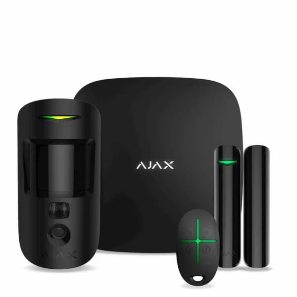 Комплект охоронної сигналізації Ajax HDR StarterKit Cam Plus Black (StarterKit Cam Plus)