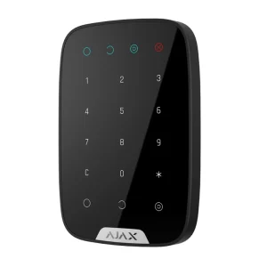 Бездротова сенсорна клавіатура Ajax KeyPad Black