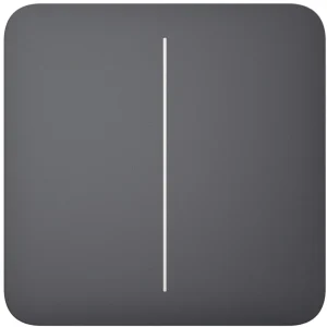 Вимикач Ajax LightSwitch 2-клавішний Graphite