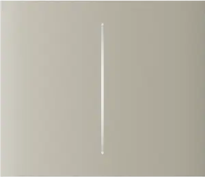 Центральна кнопка для двоклавішного вимикача Ajax CenterButton (2-gang) vertical Ivory