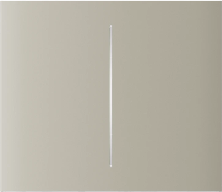 Центральна кнопка для двоклавішного вимикача Ajax CenterButton (2-gang) vertical Ivory