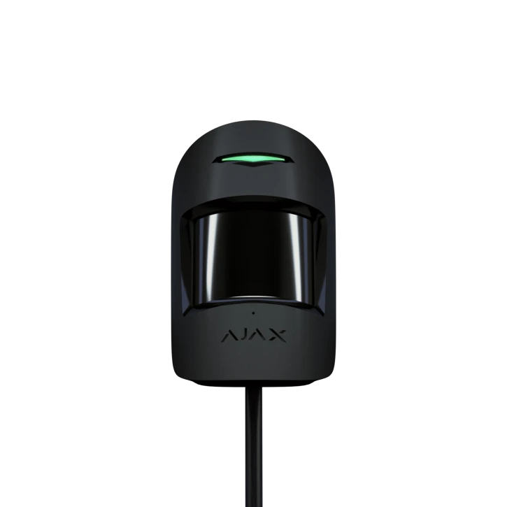 Провідний датчик руху та розбиття скла Ajax CombiProtect Fibra Black