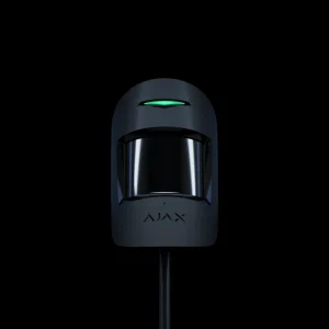 Провідний датчик руху та розбиття скла Ajax CombiProtect Fibra Black
