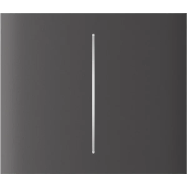 Центральна кнопка для двоклавішного вимикача Ajax CenterButton (2-gang) vertical Grey