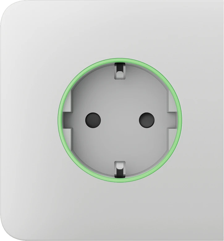 Бічна панель для вбудованої розетки Ajax SideCover (smart) White