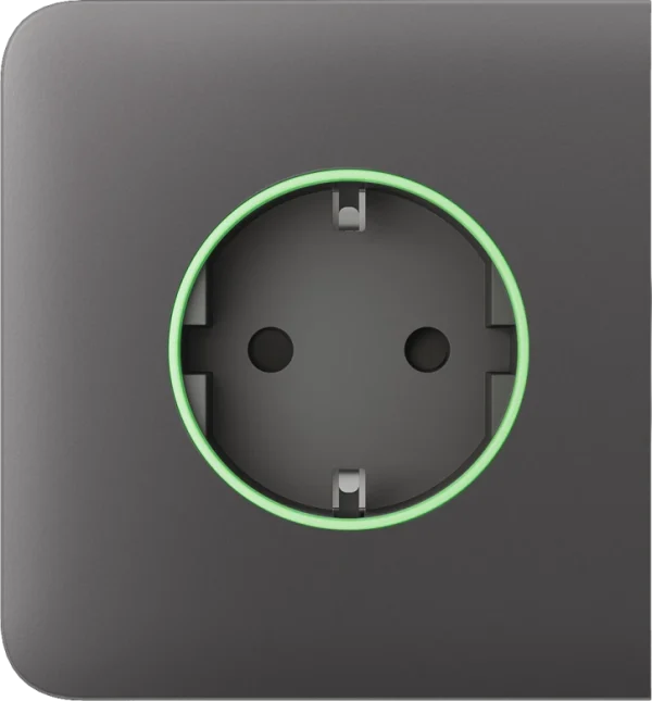 Бічна панель для вбудованої розетки Ajax SideCover (smart) Gray