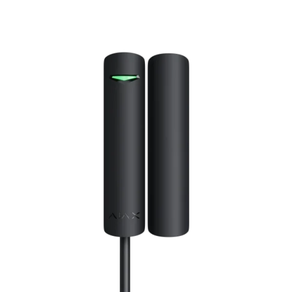 Дротовий датчик відкриття дверей/вікна Ajax DoorProtect Fibra Black