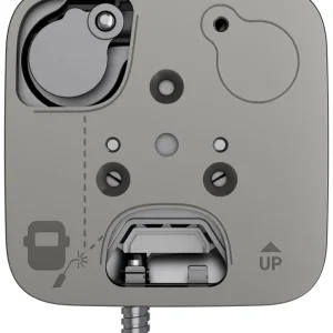 Дротовий датчик вібрації з додатковим сенсором удару Ajax SeismoProtect G3 Fibra White (117737.269.WH1)