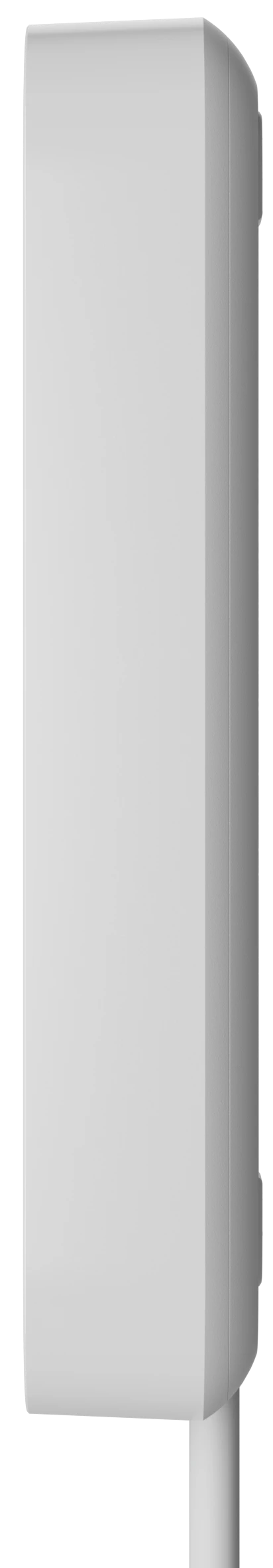 Дротова клавіатура з сенсорним екраном Ajax KeyPad TouchScreen Fibra White