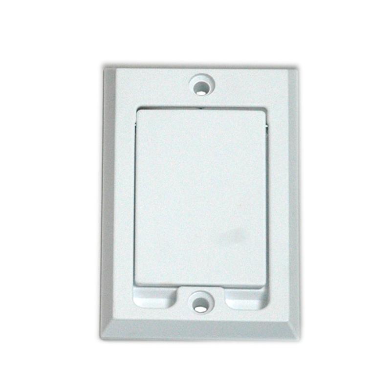 Пневморозетка HAYDEN прямокутна біла