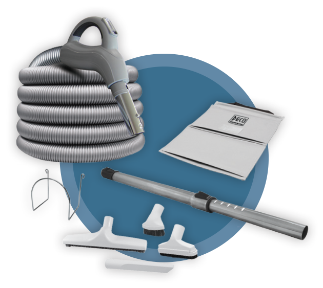 Набір для збирання Decovac зі шлангом 10,68м.
