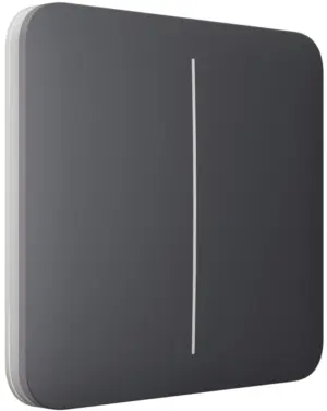 Вимикач Ajax LightSwitch 2-клавішний Graphite