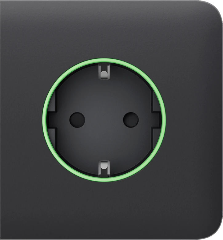 Бічна панель для вбудованої розетки Ajax SideCover (smart) Graphite