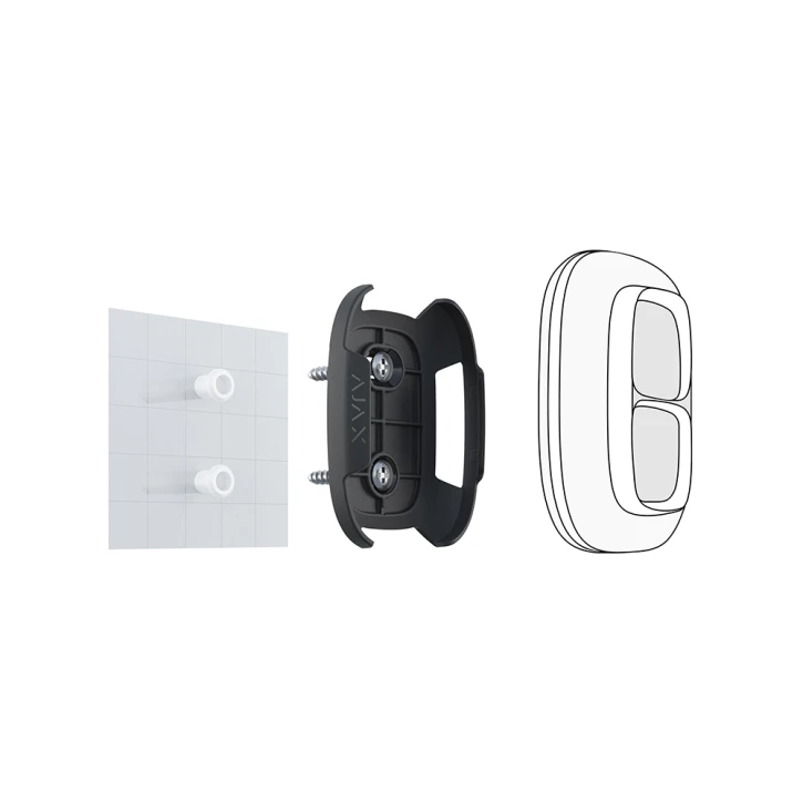 Тримач Ajax Holder for Button/DoubleButton Black