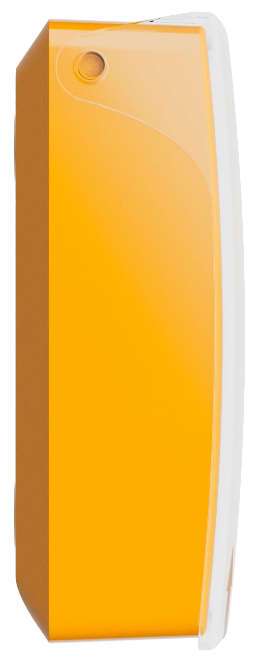 Бездротова програмована кнопка з механізмом скидання Ajax ManualCallPoint Jeweller Yellow