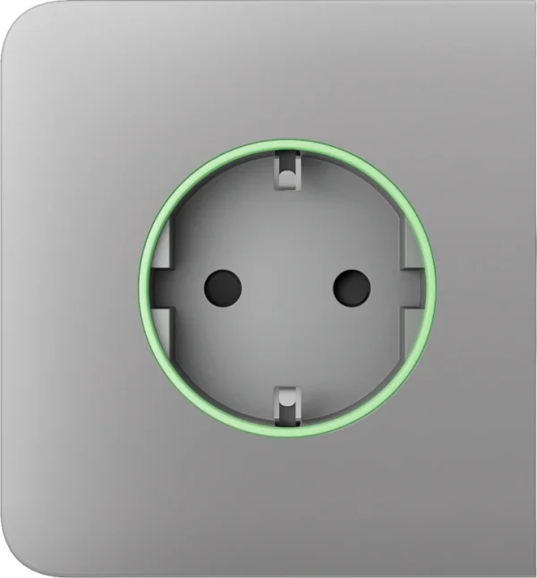 Бічна панель для вбудованої розетки Ajax SideCover (smart) Fog