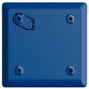 Бездротова програмована кнопка з механізмом скидання Ajax ManualCallPoint Jeweller Blue