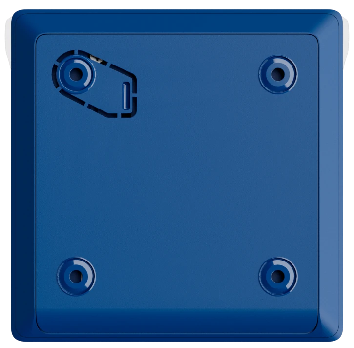 Бездротова програмована кнопка з механізмом скидання Ajax ManualCallPoint Jeweller Blue