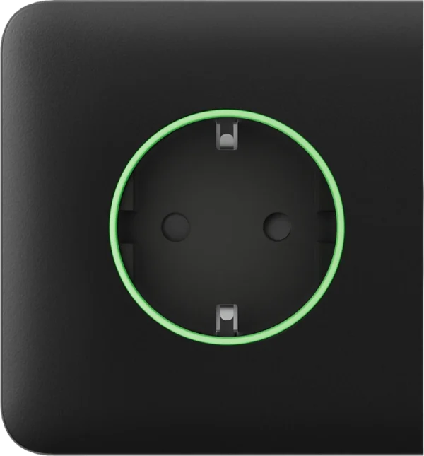 Бічна панель для вбудованої розетки Ajax SideCover (smart) Black