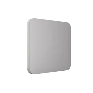 Кнопка для двоклавішного вимикача Ajax SoloButton (2-gang) Fog