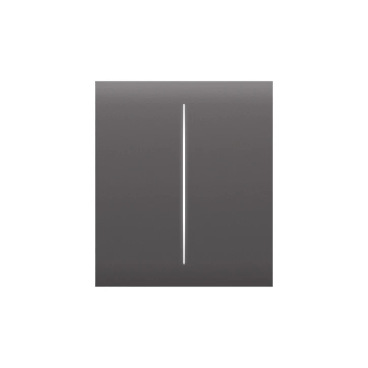 Центральна кнопка для двоклавішного вимикача Ajax CenterButton (2-gang) Grey